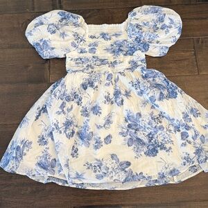 Abercrombie Kids Emmerson puffy Sleeve Mini Dress Size 12